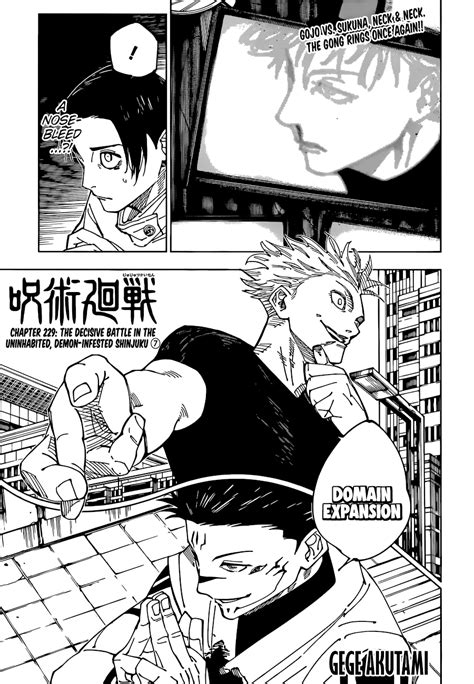 jujutsu kaisen manga 229|Read Jujutsu Kaisen, Chapter 229 Manga